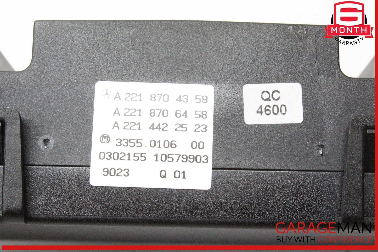 07-14 Mercedes W221 S550 CL550 S65 AMG A/C AC Heater Climate Control Switch OEM