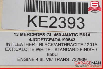 13-19 Mercedes X166 GL450 GLS550 Rear Relay Fuse Box SAM Module 1669003408 OEM