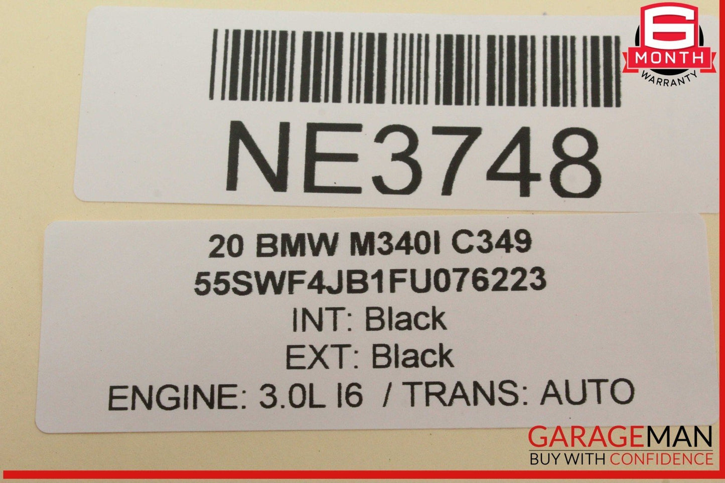 19-24 BMW M340i 330e 330i G20 Front Right Passenger Side Window Regulator Motor