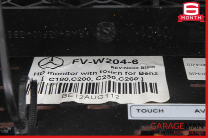 08-11 Mercedes W204 C300 C350 Navigation LCD Display Screen Monitor w/ Cover OEM