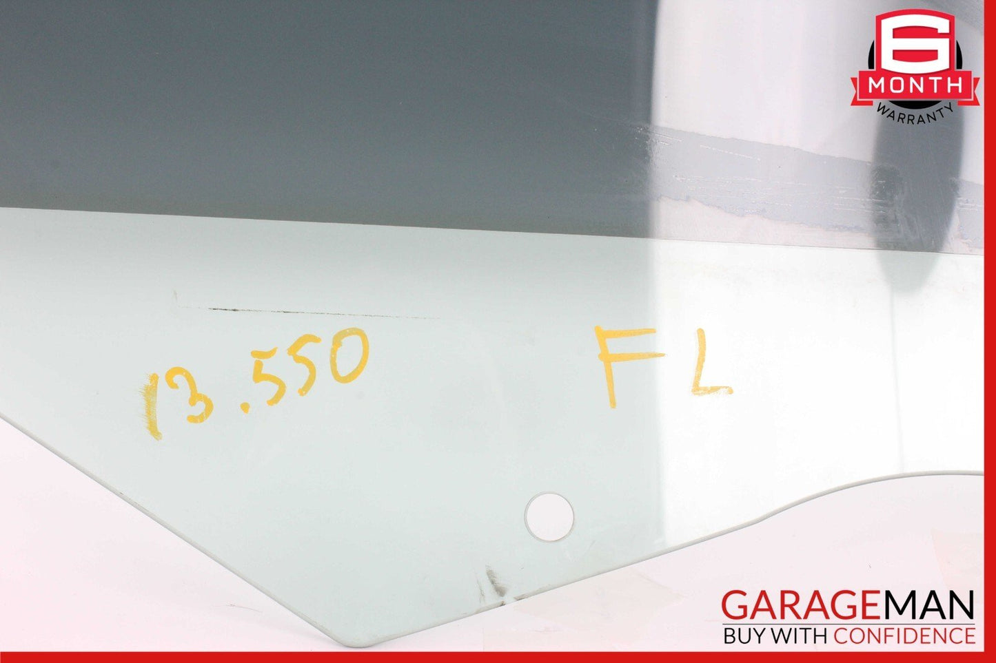 11-16 BMW 525i 535i 550i Front Left Door Window Glass OEM