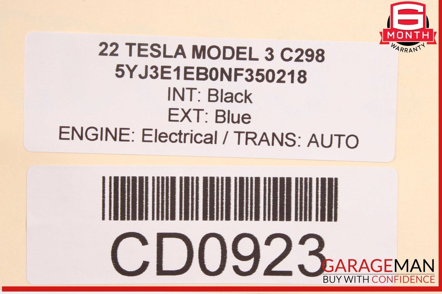 17-23 Tesla Model 3 Y High Voltage Tunnel Battery Wire Wiring Cable Harness OEM