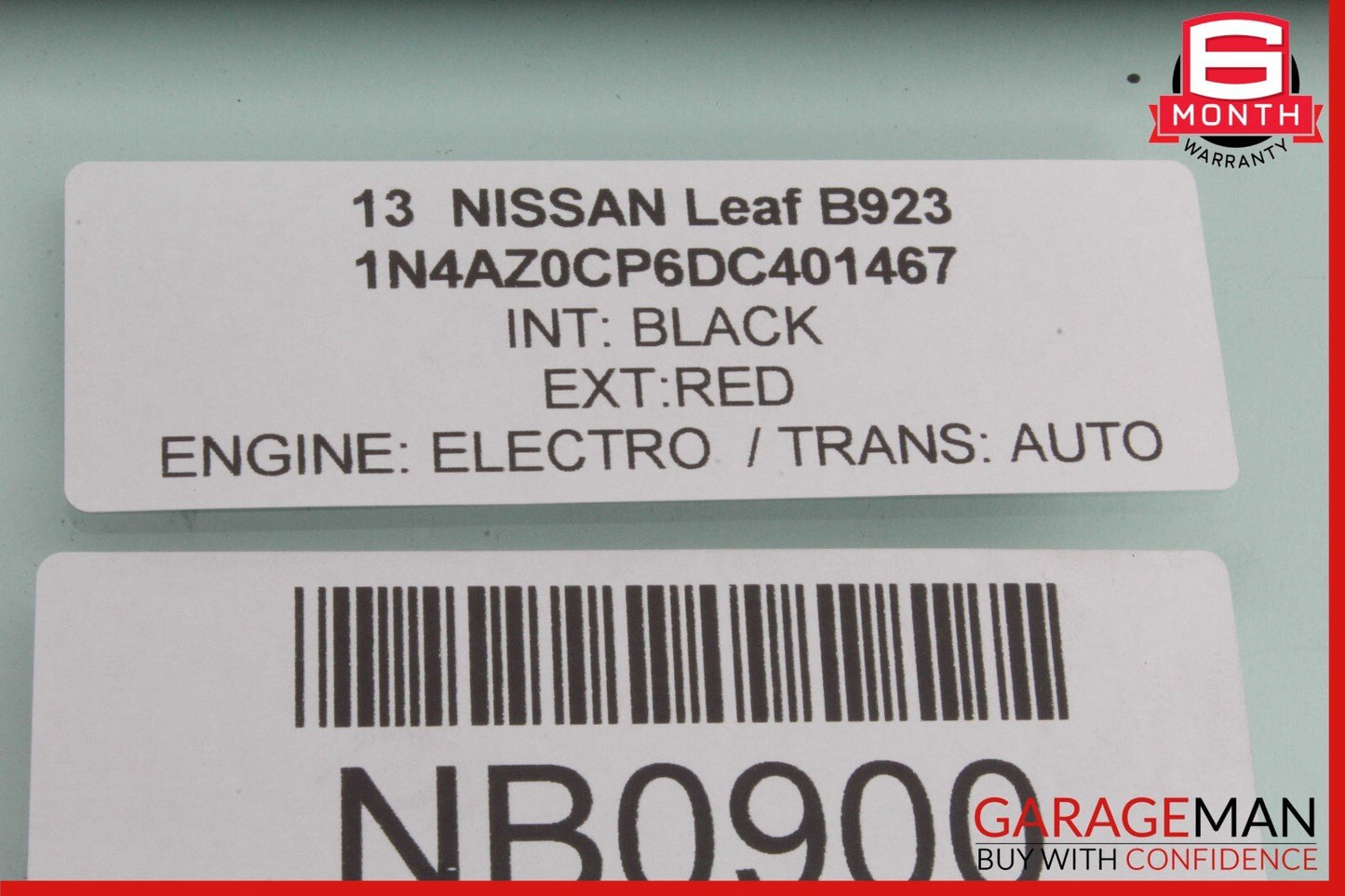 13-24 Nissan Leaf Front Right Passenger Side Door Window Glass OEM 803003NF0A