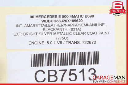 03-09 Mercedes W211 E500 4Matic Arnott Front Left Side Air Airmatic Shock Strut