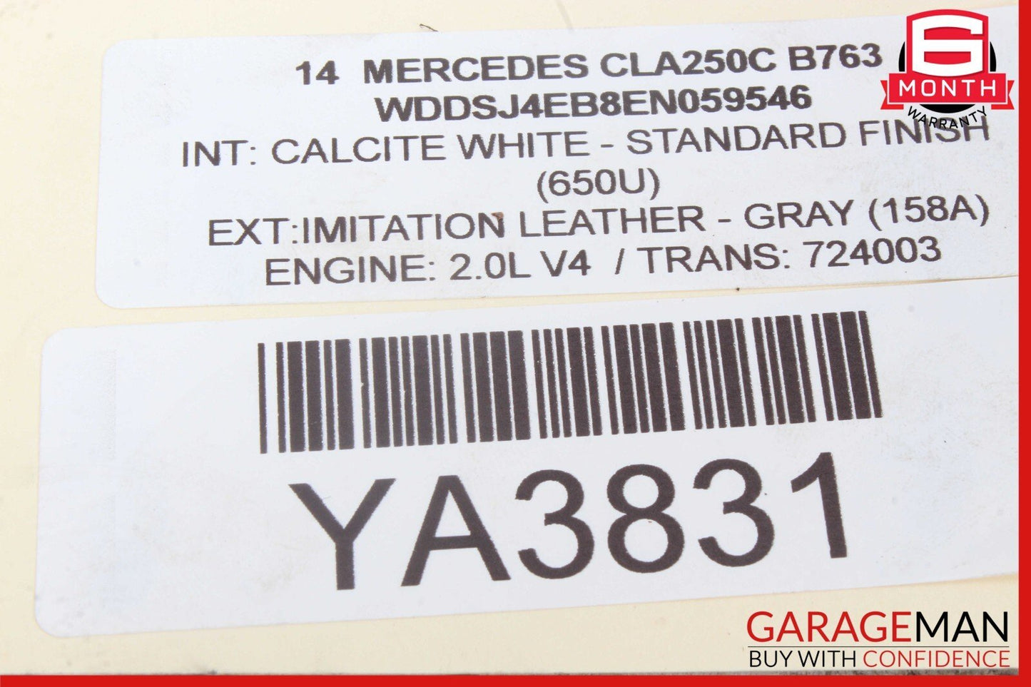 14-20 Mercedes W117 CLA250 M270 Intercooler Air Cooler Radiator OEM