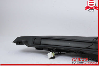 14-17 Maserati Ghibli Rear Parcel Shelf Trim Under Window Panel w/ Light OEM