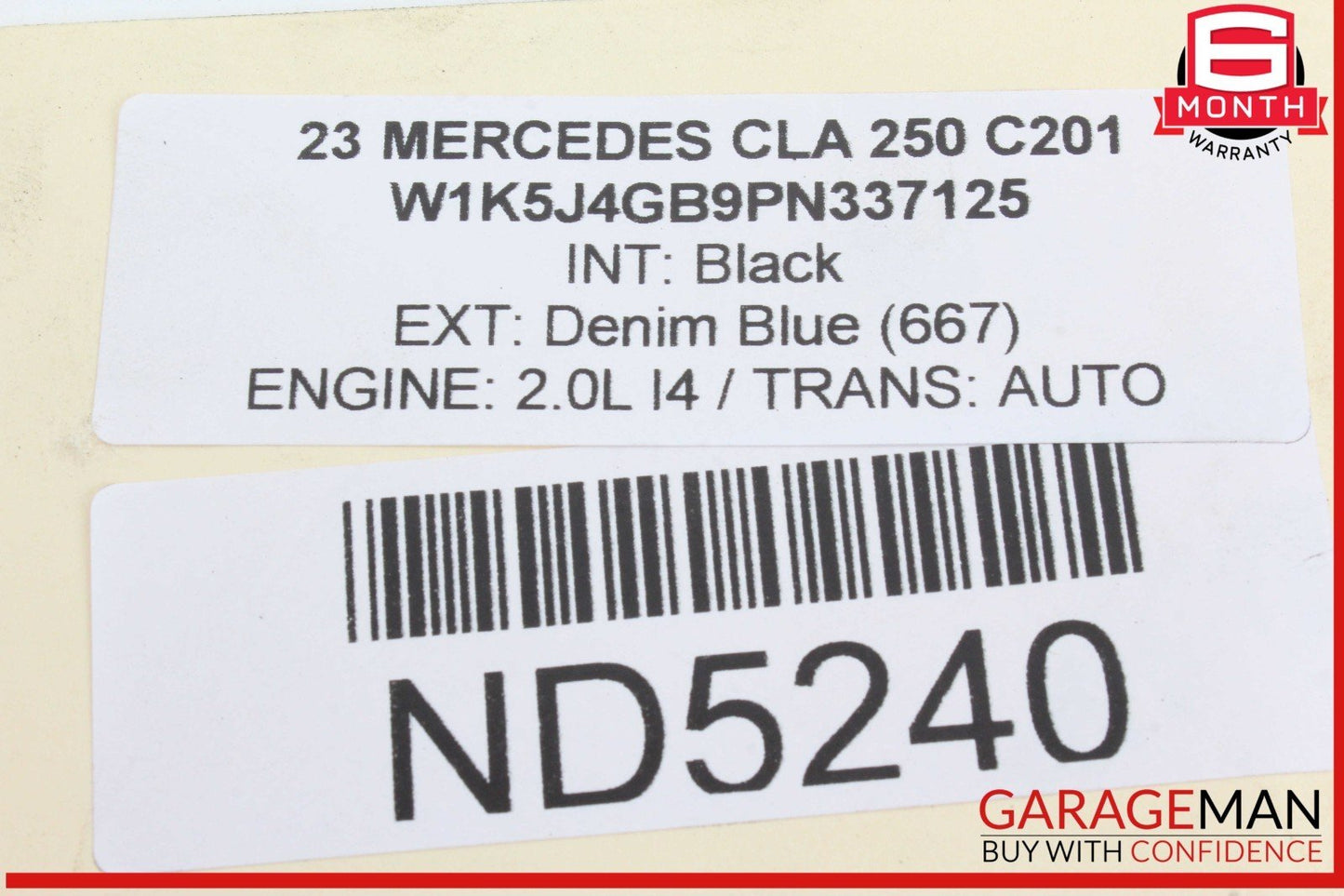 14-23 Mercedes W118 CLA250 Rear Right / Left Side Suspension Lower Control Arm