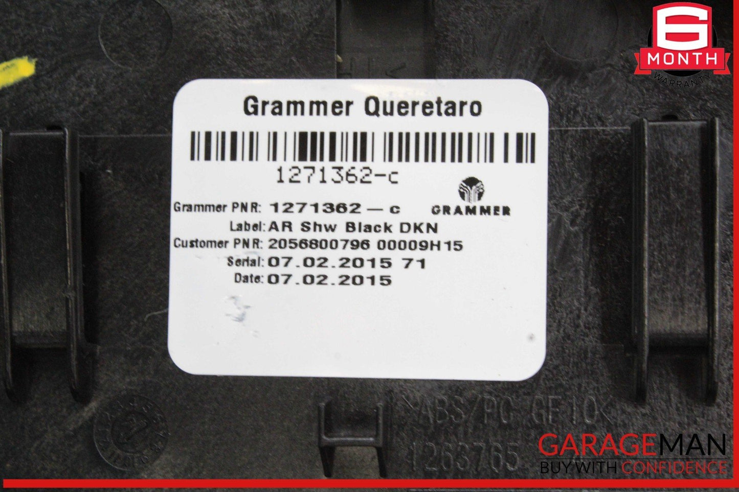 2015-2020 Mercedes-Benz C300 Front Center Console Armrest Arm Rest 2056800796