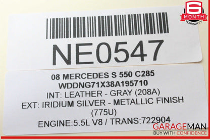 07-13 Mercedes W221 S550 S400 S600 Rear Left or Right Side Window Control Switch