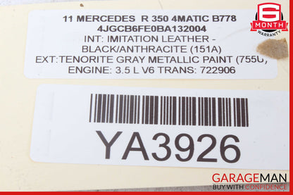 09-13 Mercedes X164 GL550 R350 GL450 Instrument Speedometer Cluster Assy OEM