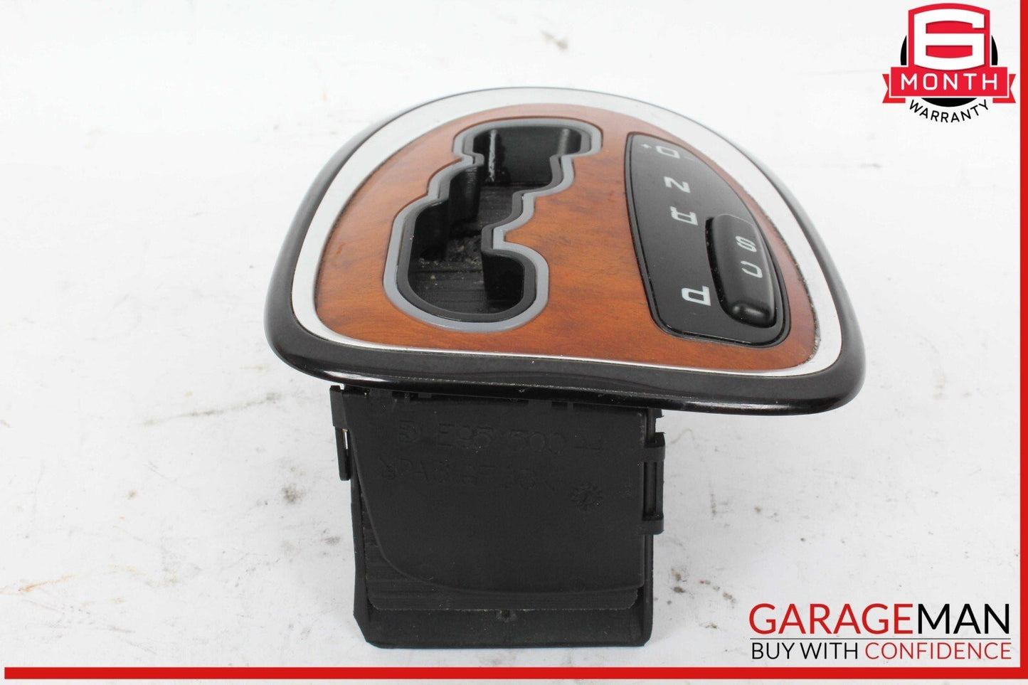 00-06 Mercedes W220 S500 S430 S55 AMG Gear Shifter Bezel Trim Indicator Wood OEM
