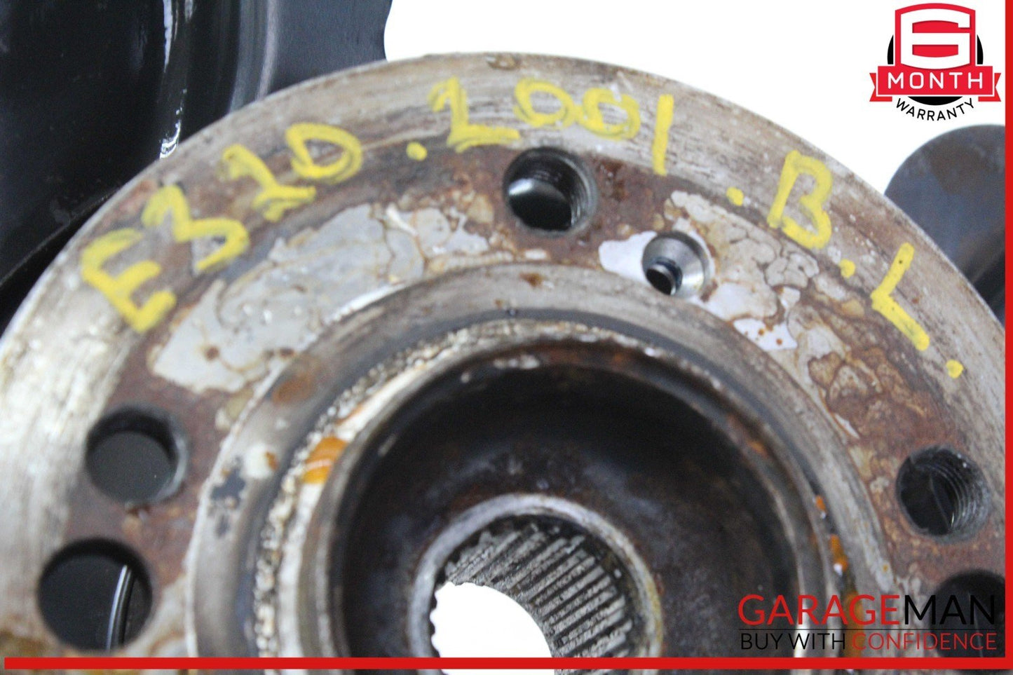 96-02 Mercedes W210 E320 Rear Left Driver Side Spindle Knuckle Wheel Hub