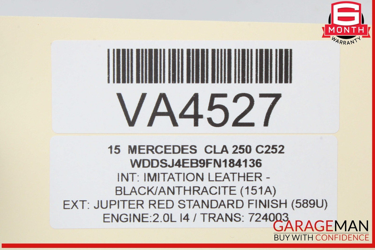 14-20 Mercedes W117 CLA250 GLA250 Front Left Side CV Axle Shaft Driveshaft OEM