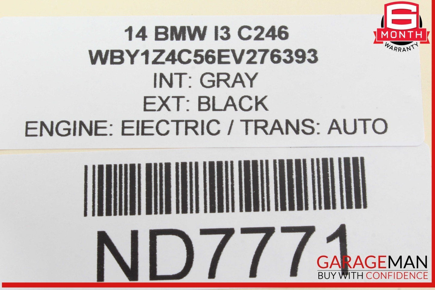 14-21 BMW i3 I01 Hybrid Front Left Side Bumper Reinforcement Bar Bracket OEM