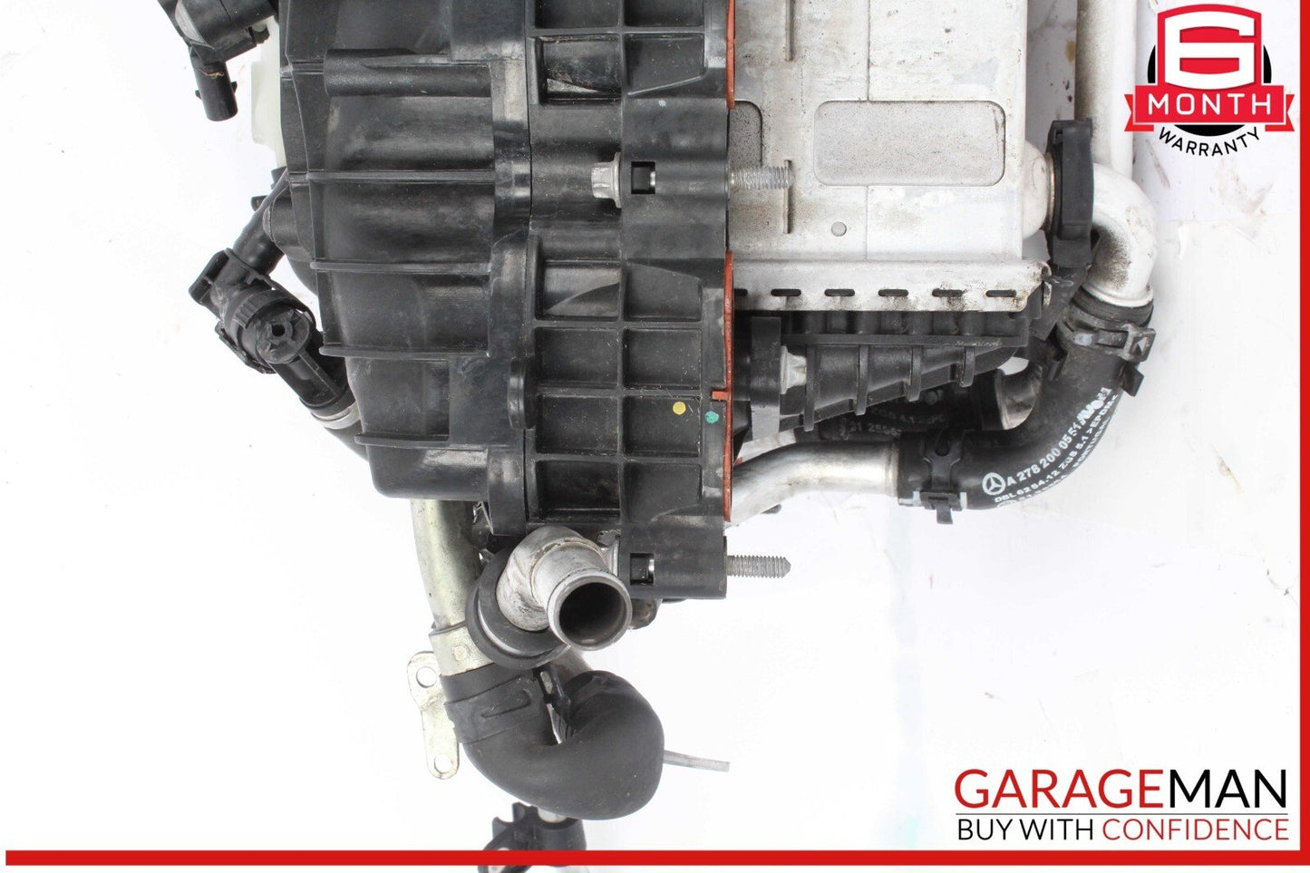 Mercedes X166 GL450 Air Intake Manifold Distributor Engine Intercooler Assembly