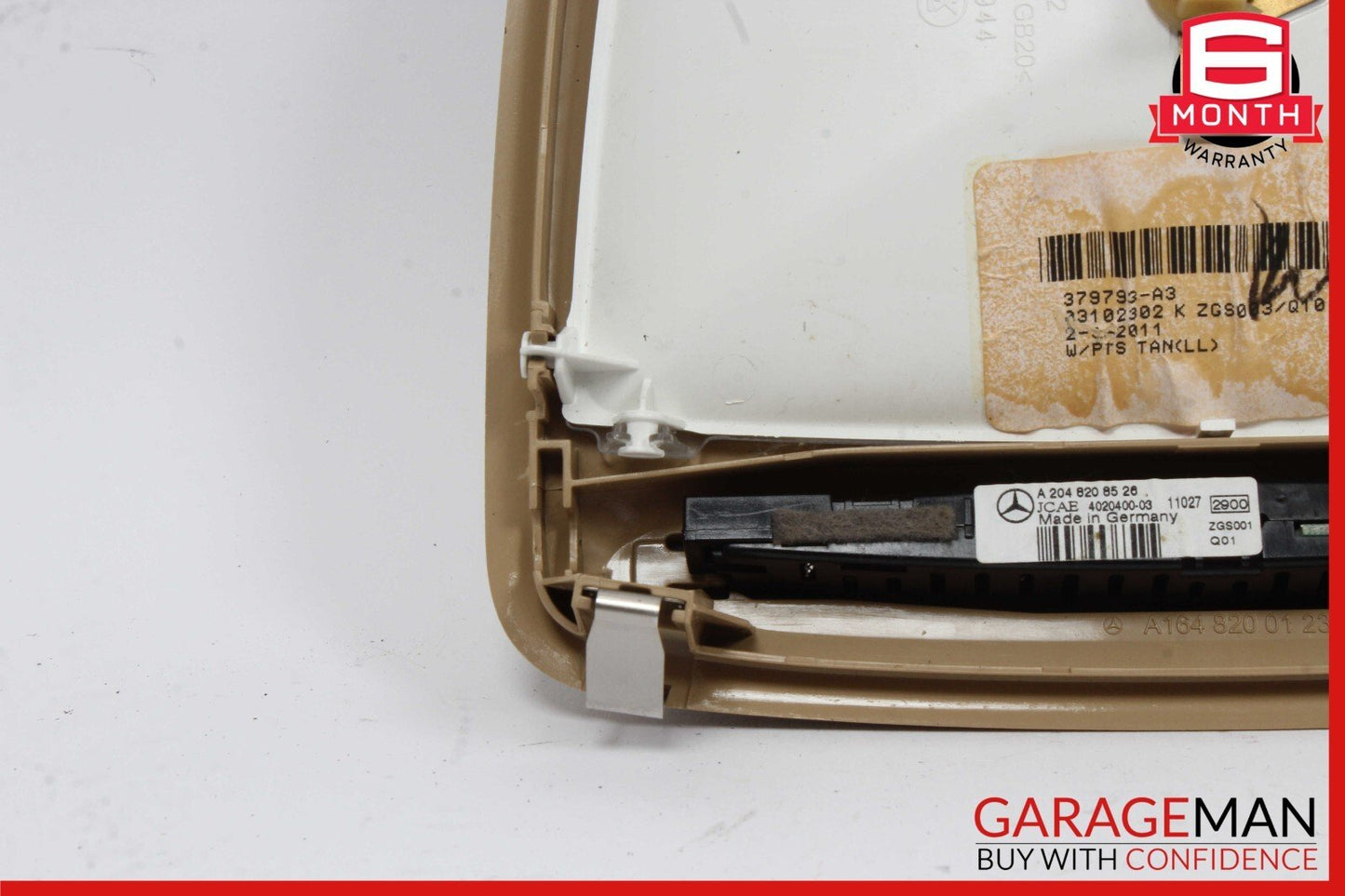 06-12 Mercedes X164 GL450 R350 Rear Overhead Dome Light Lamp Parking Sensor Assy