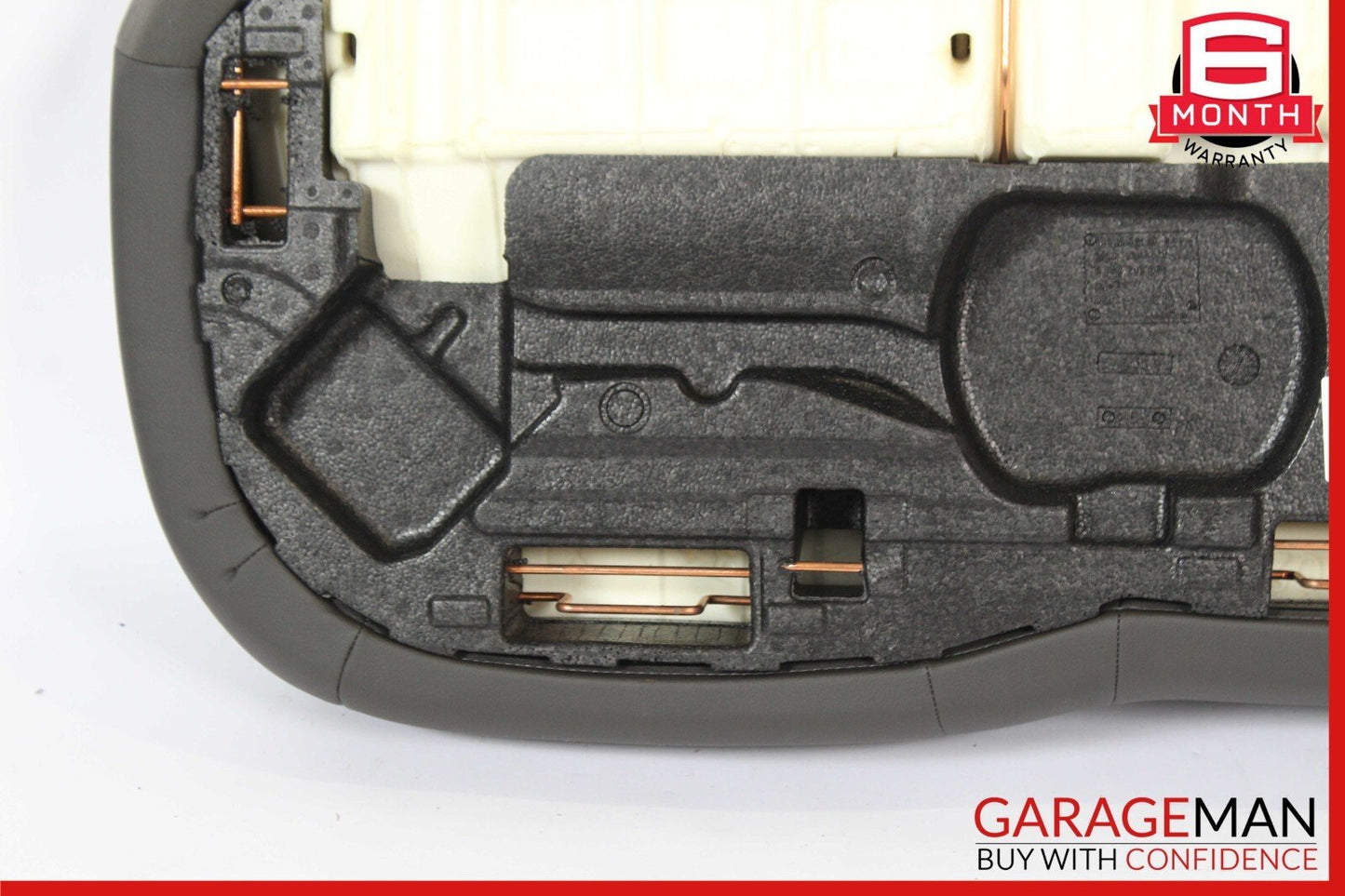 15-18 Porsche Macan Rear Lower Bottom Seat Cushion Bench Grey OEM