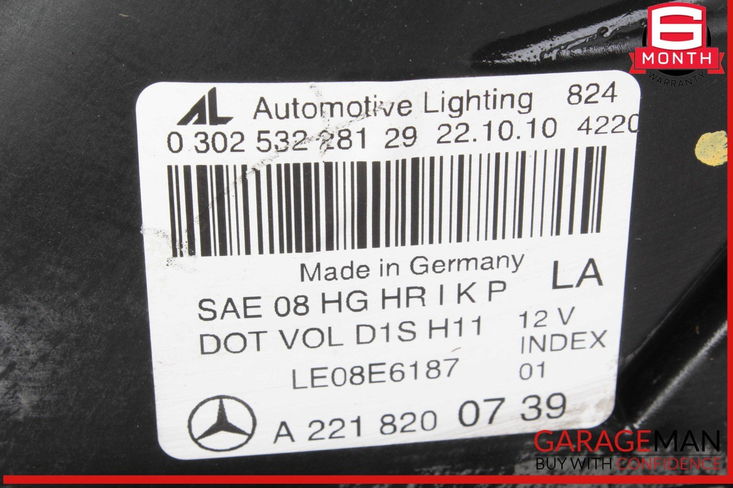 10-13 Mercedes W221 S400 Hybrid Front Left Driver Side Headlight Lamp Bi-Xenon