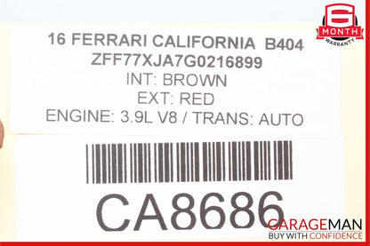 15-18 Ferrari California T Front Stabilizer Bar Frame Bracket OEM