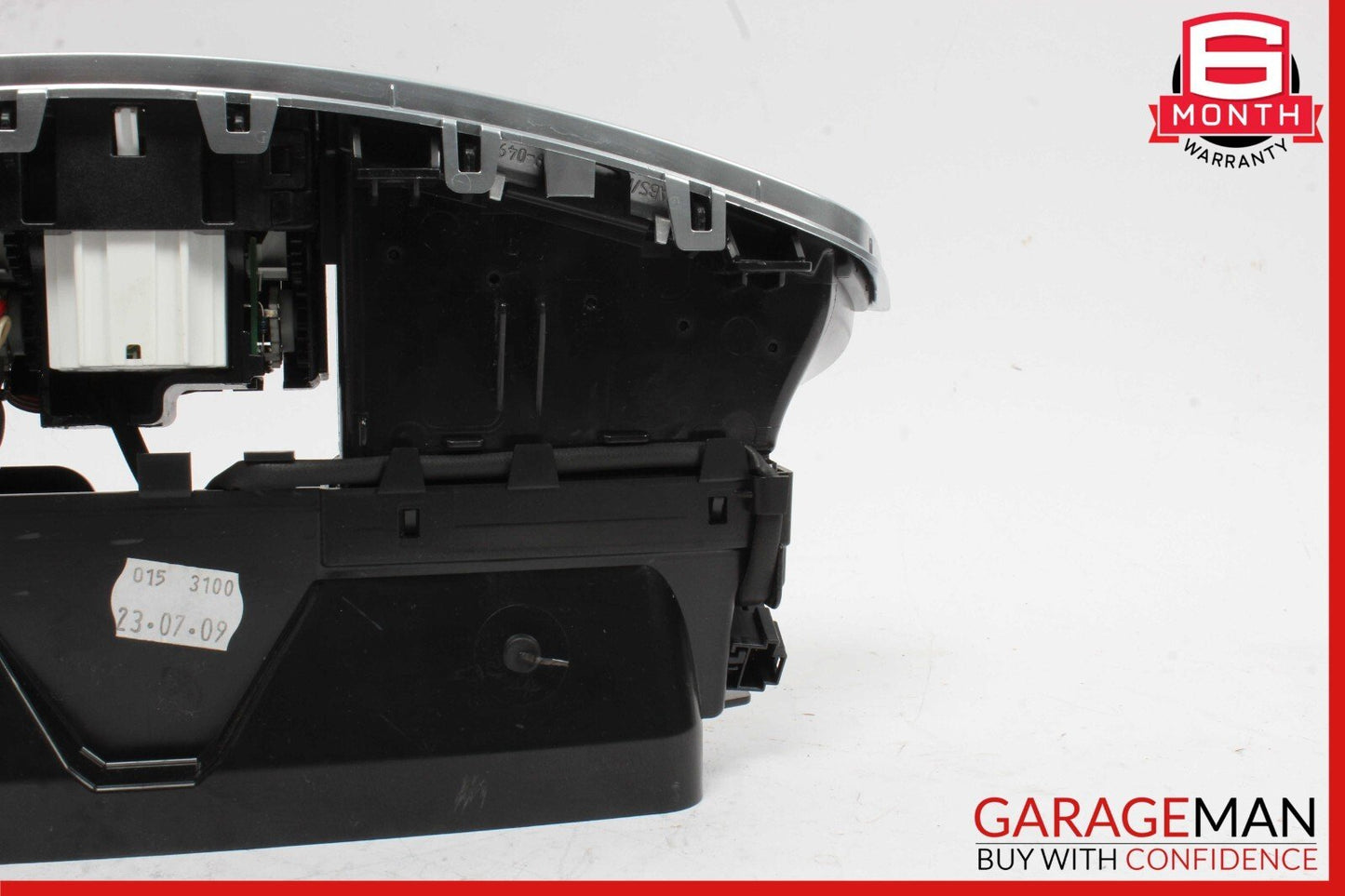07-13 Mercedes W221 S550 S450 Center Dash A/C Air Vent Trim Clock 2218300954 OEM