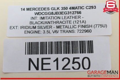 14-16 Mercedes X204 GLK350 4MATIC Speedometer Odometer Instrument Cluster OEM