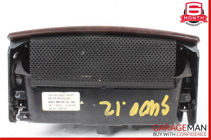 10-13 Mercedes W221 S400 S600 Ash Tray Ashtray Lighter Cup Holder Trim Wood OEM