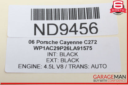 03-10 Porsche Cayenne 955 Steering Column Control Switches Assembly Black OEM