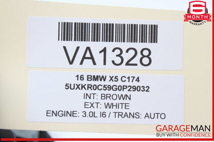 14-18 BMW X5 X6 Rear Right Passenger Side Exterior Door Handle White OEM