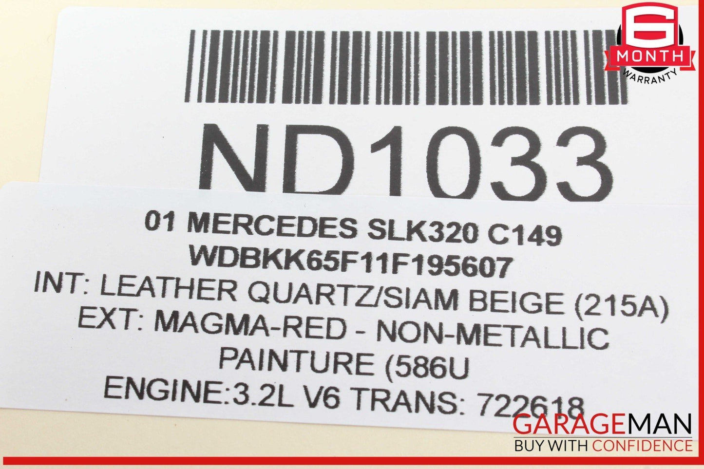 97-04 Mercedes R170 SLK320 SLK230 SLK32 AMG AC A/C Heater Climate Control Switch