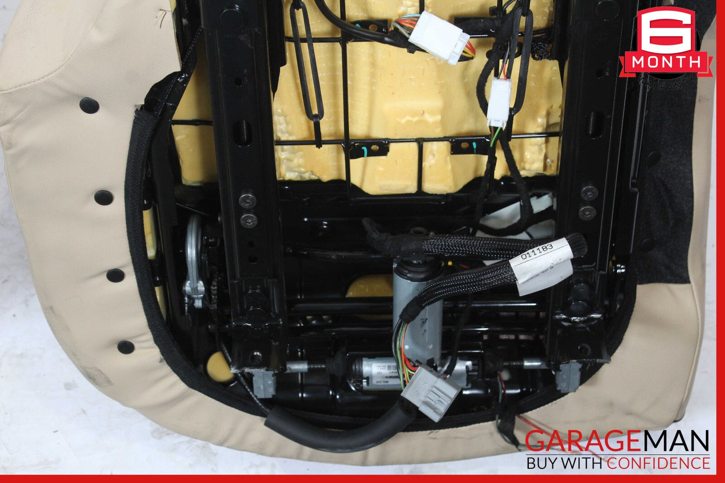 09-13 Maserati Quattroporte Rear Right & Left Complete Seat Cushion Assembly