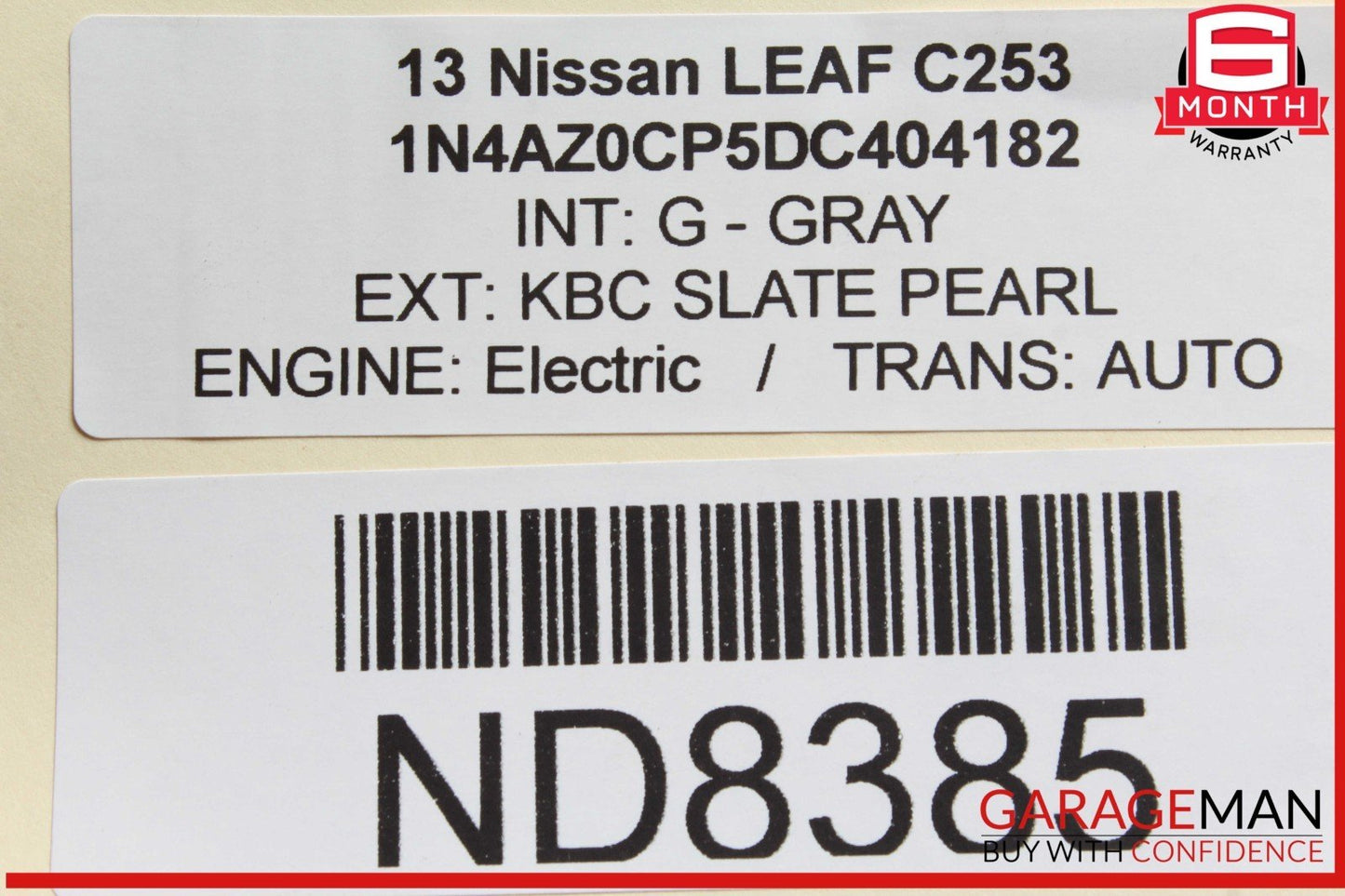 12-23 Nissan Leaf Single Speed Reducer Automatic Transmission Assembly OEM 58k