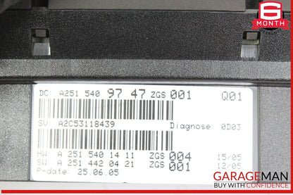 06-07 Mercedes W251 R500 R350 Instrument Cluster Speedometer 2515409747 OEM