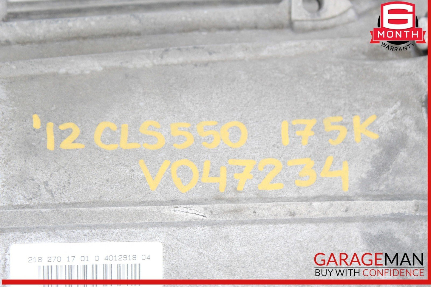 10-16 Mercedes W218 CLS550 RWD 7G Automatic Transmission Assy 722.906 OEM 175k