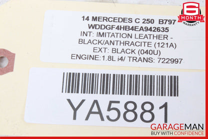 12-14 Mercedes W204 C250 C300 Instrument Speedometer Cluster 2049004309 OEM