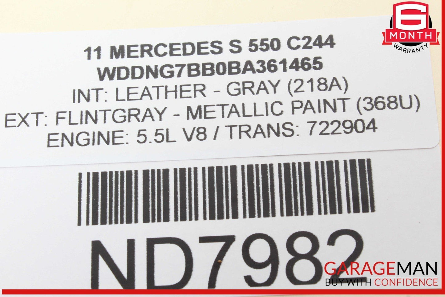 07-14 Mercedes W221 S550 CL550 AC A/C Climate Control Switch Dual Zone OEM