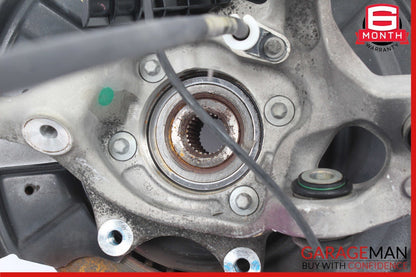 10-18 Mercedes W212 E350 Rear Left Side Spindle Knuckle Hub w/ Rotor Disc OEM