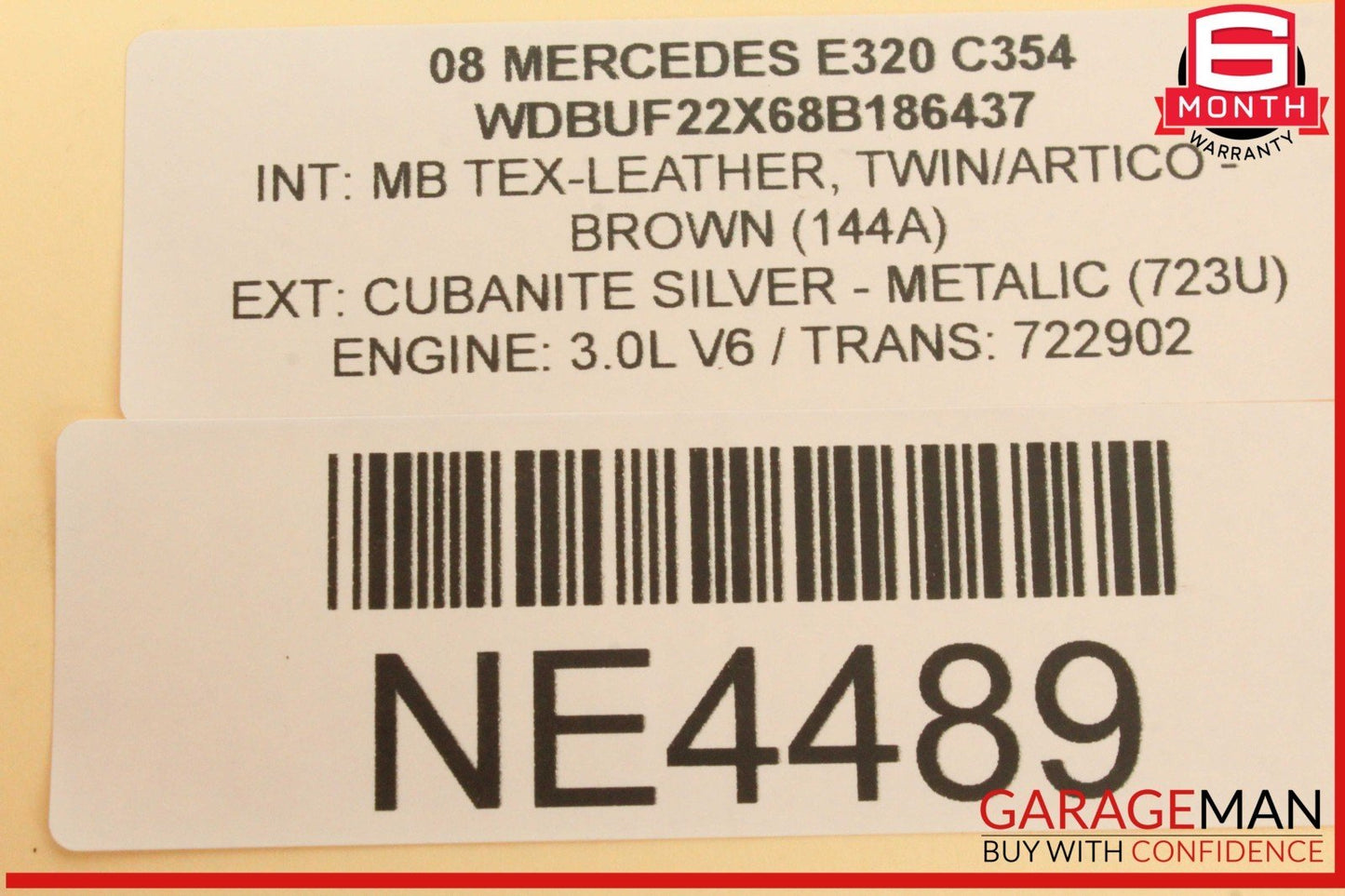 01-11 Mercedes W211 E320 CLS63 AMG Trunk Lock Latch Mechanism 1717500085 OEM