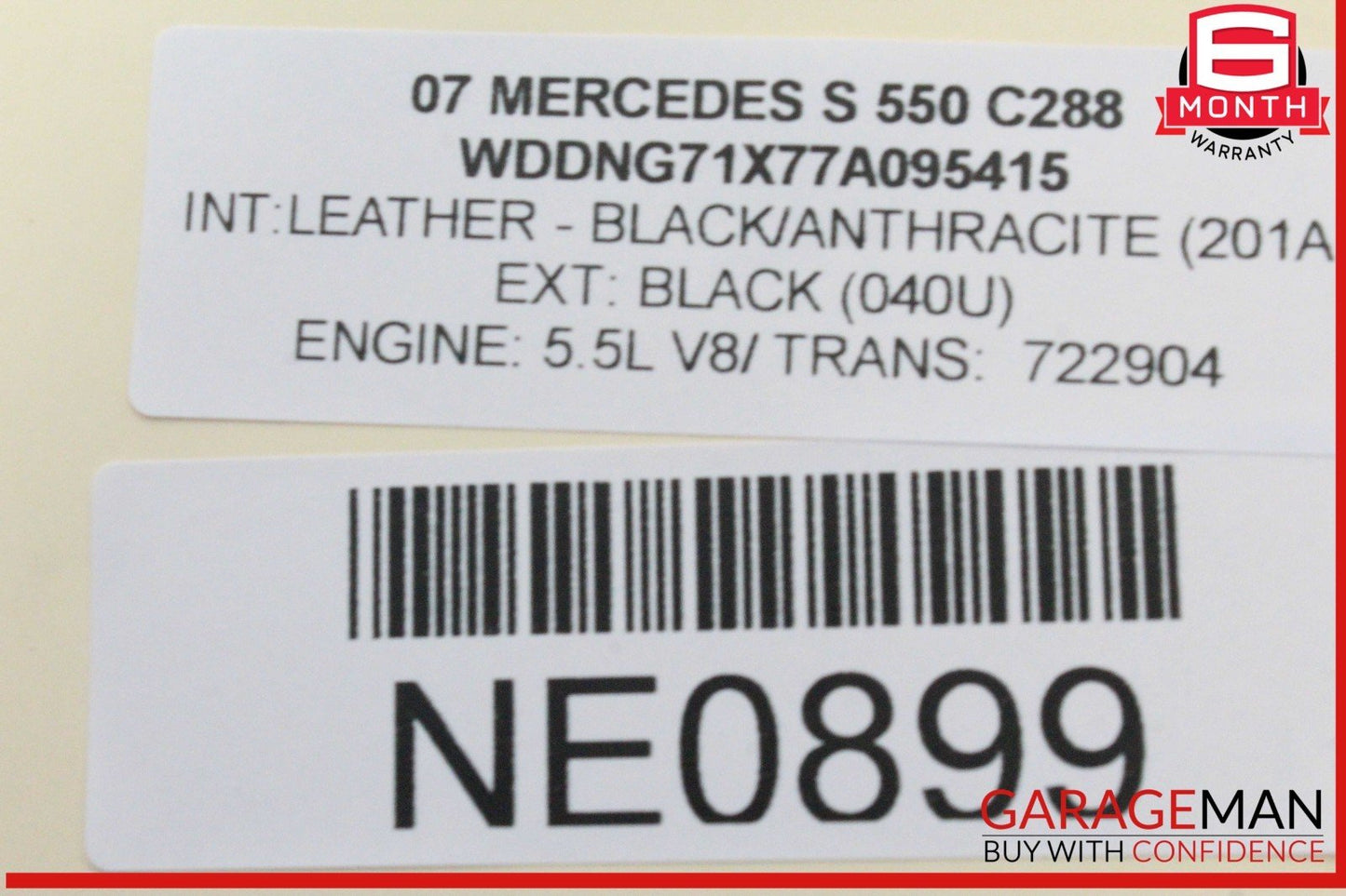 07-13 Mercedes W221 S550 S350 Center Dash Air AC A/C Heater Vent 2218300954 OEM