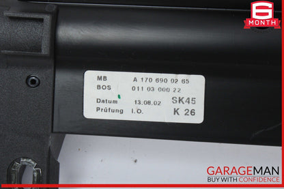 97-04 Mercedes R170 SLK230 SLK320 SLK32 Trunk Cargo Cover Black 1706900265 OEM
