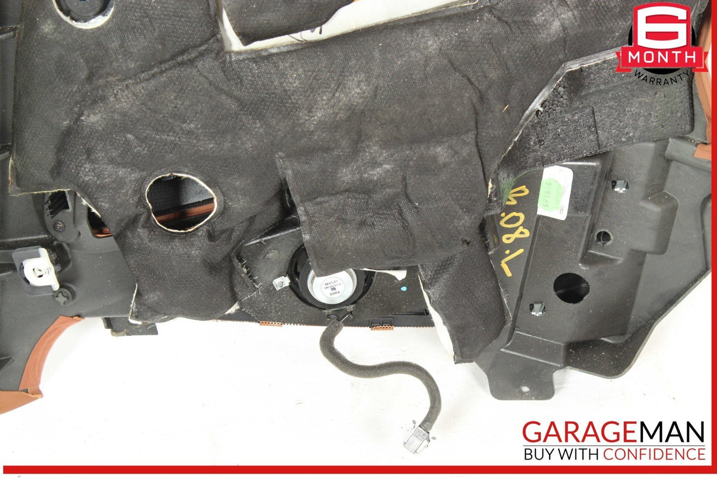 07-11 Bentley Continental GTC Rear Left Driver Side Interior Door Panel OEM