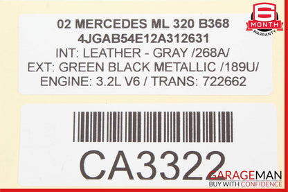 98-05 Mercedes W163 ML320 ML500 Rear Left Top Upper Control Arm 1633520401 OEM