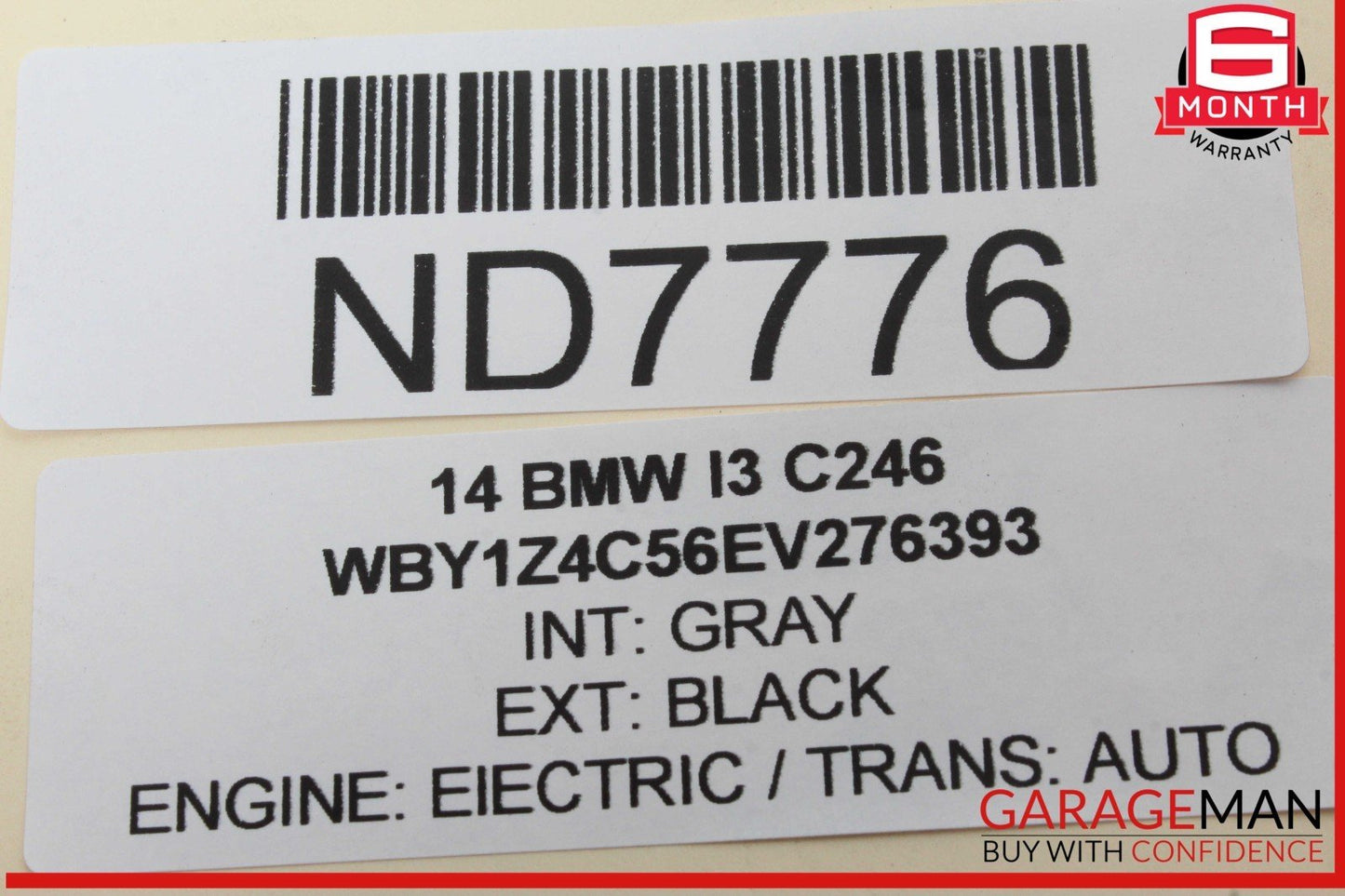 14-21 BMW i3 I01 Hybrid Front Right Side Bumper Reinforcement Bar Bracket OEM