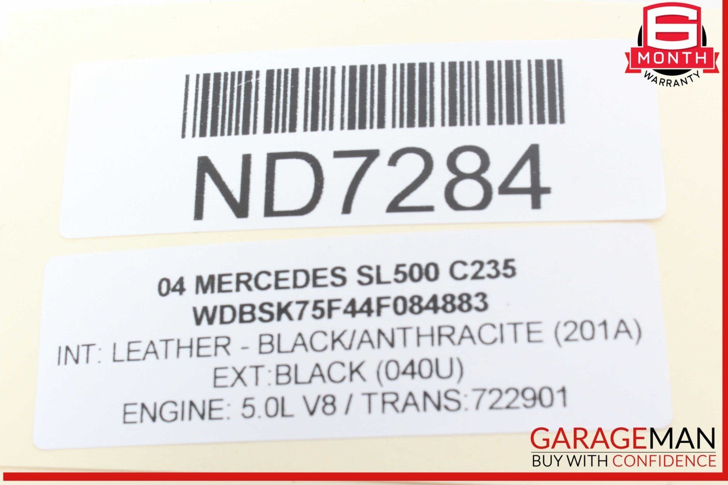03-04 Mercedes R230 SL500 SL55 AMG Head Unit Radio Command Navigation Module OEM