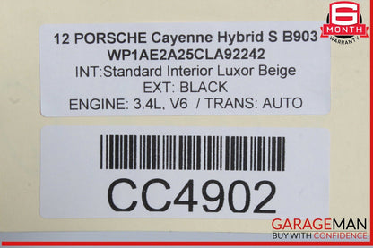 11-18 Porsche Cayenne 958 Turbo S Front Differential Axle Carrier Diff OEM