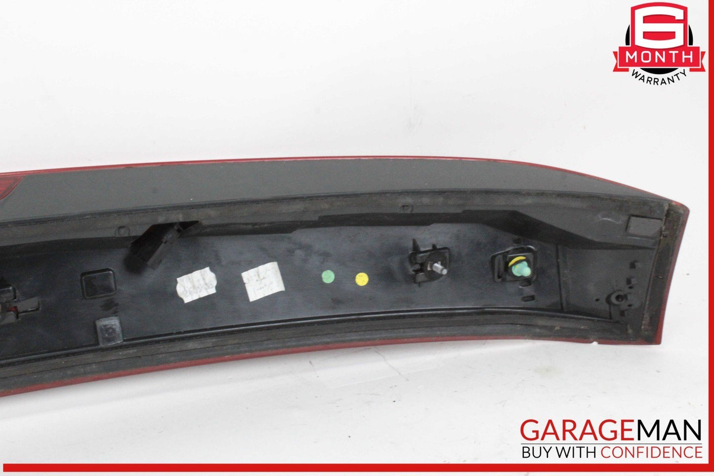07-15 Audi Q7 Rear Trunk Hatch Spoiler Wing Red w/ Brake Light 4L0827933 OEM