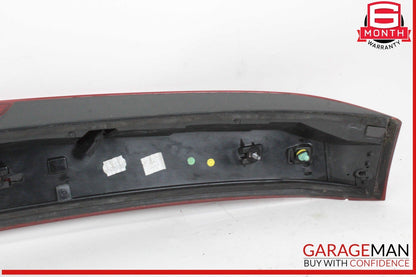 07-15 Audi Q7 Rear Trunk Hatch Spoiler Wing Red w/ Brake Light 4L0827933 OEM