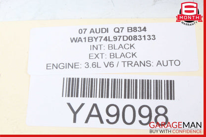 07-09 Audi Q7 Front Right Passenger Side View Door Mirror OEM