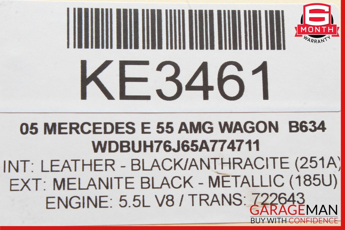 03-12 Mercedes W211 E55 AMG E350 Under Seat Control Module Front Right Side OEM
