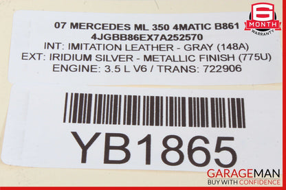06-08 Mercedes X164 GL450 Instrument Speedometer Cluster 1645408847 OEM