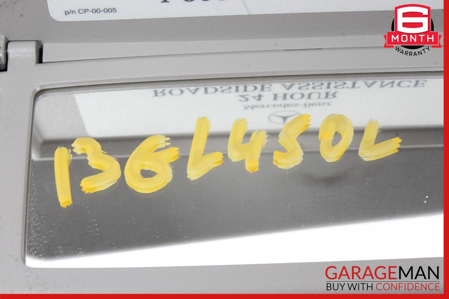 12-16 Mercedes X166 GL450 ML400 Sun Visor Sunvisor Left Driver Side Gray OEM